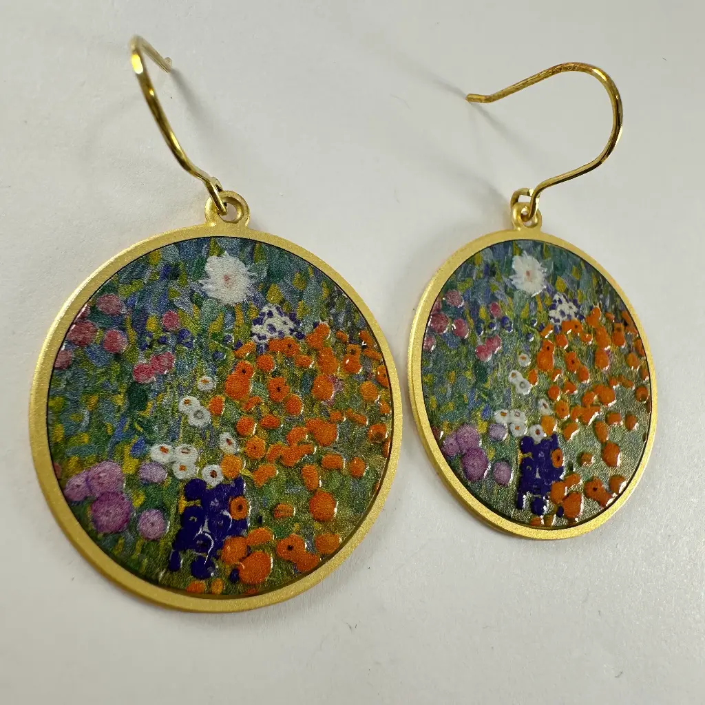 B.O Fleurs Klimt rond or