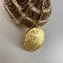 Collier 2 Franc plat or  