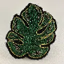 Enya création broche feuille