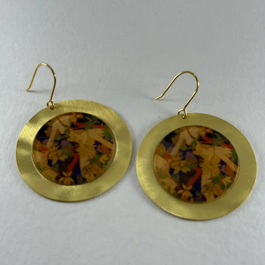 Boucles d' oreilles Diane et ses nymphes 
