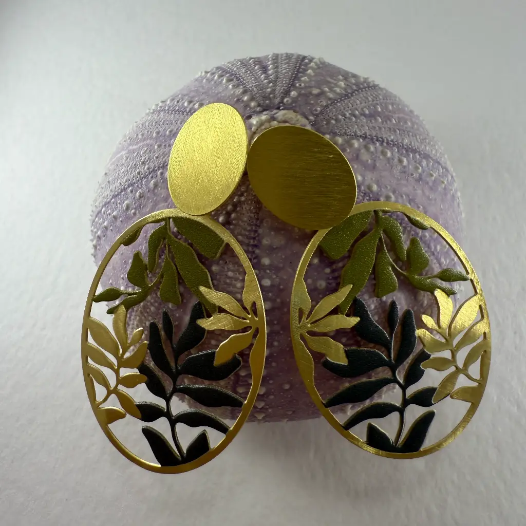 Boucle d' oreille avec puce Tropic couleur  