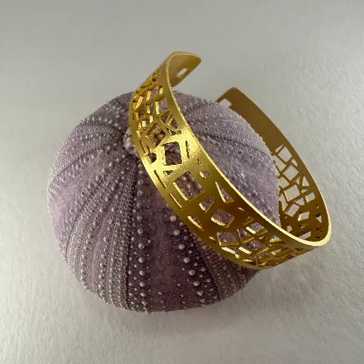 [AR00275] Bracelet Les carrés or