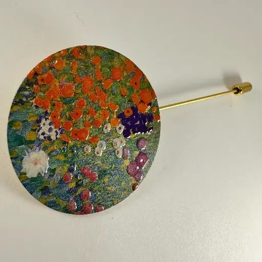 Broche Fleurs Klimt