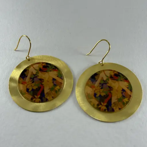Boucles d' oreilles Diane et ses nymphes 