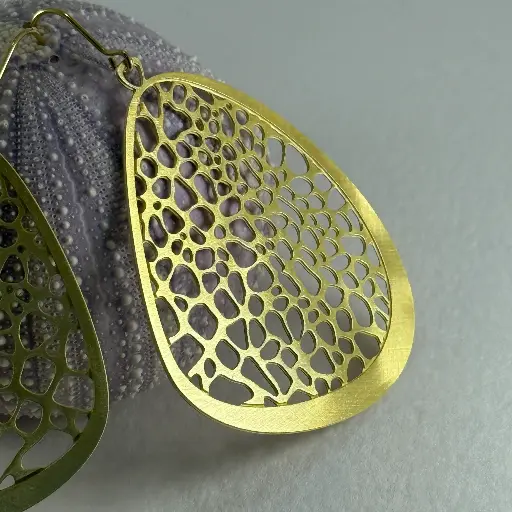 Boucles d' oreilles Mousse grandes